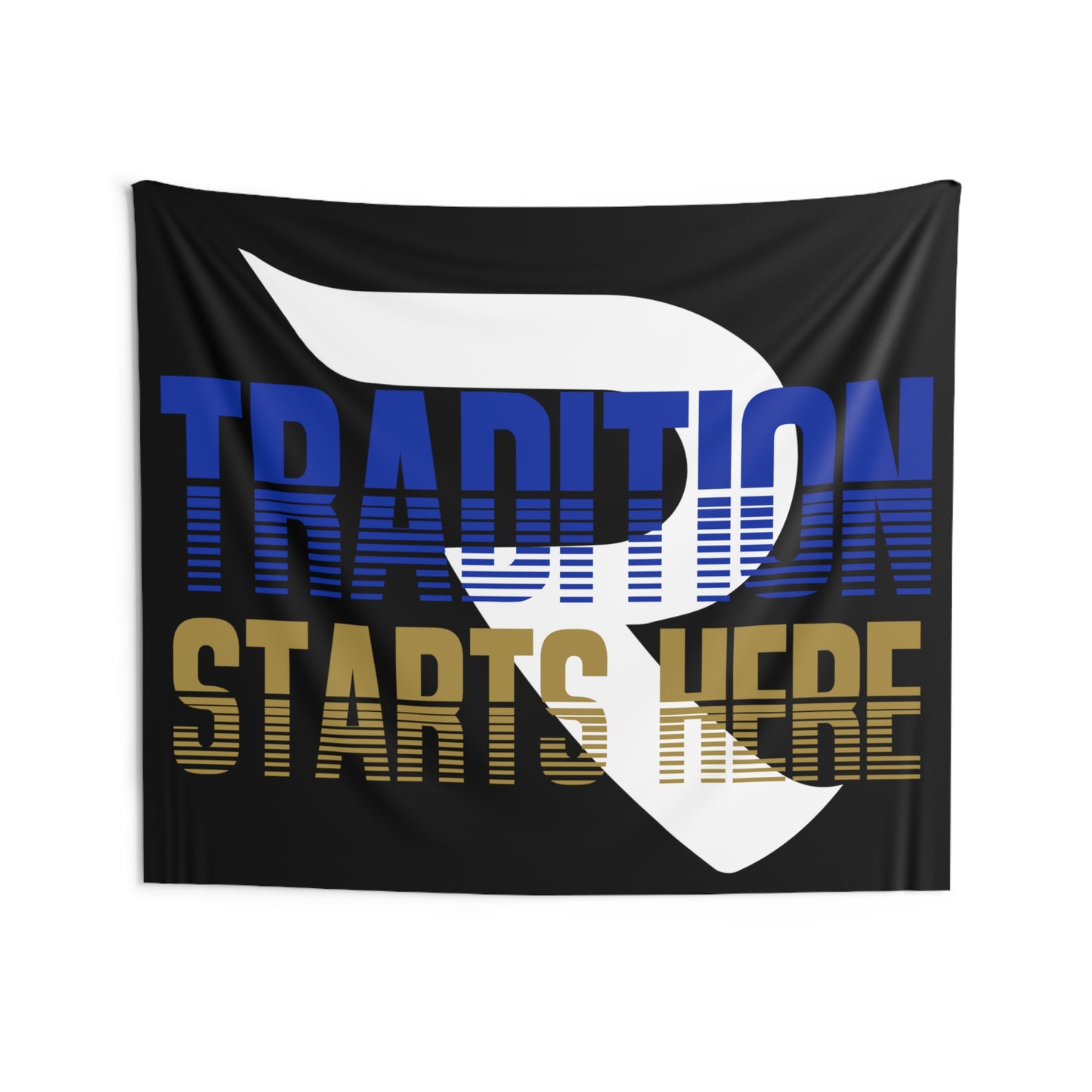 Tradition Starts Here Reed High School Raider Football Wall Tapestry (3 sizes available)