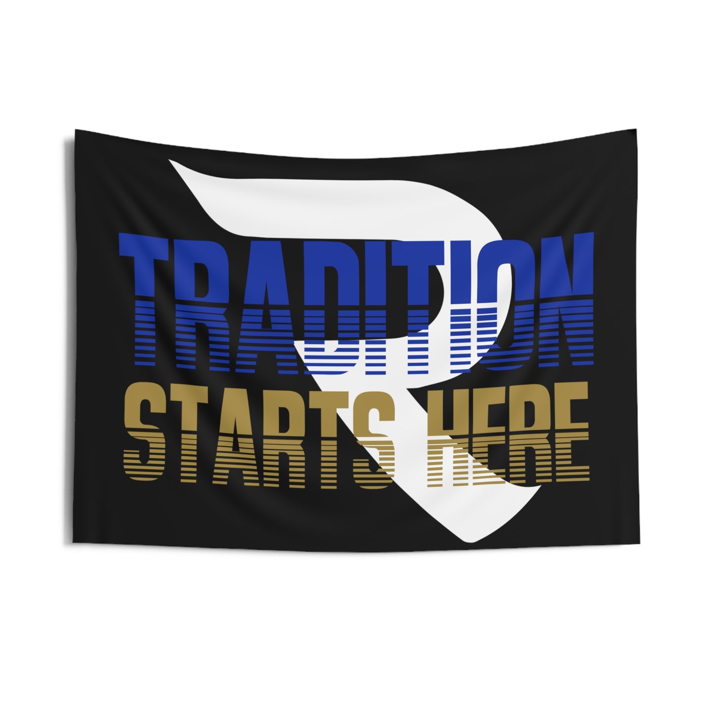 Tradition Starts Here Reed High School Raider Football Wall Tapestry (3 sizes available)