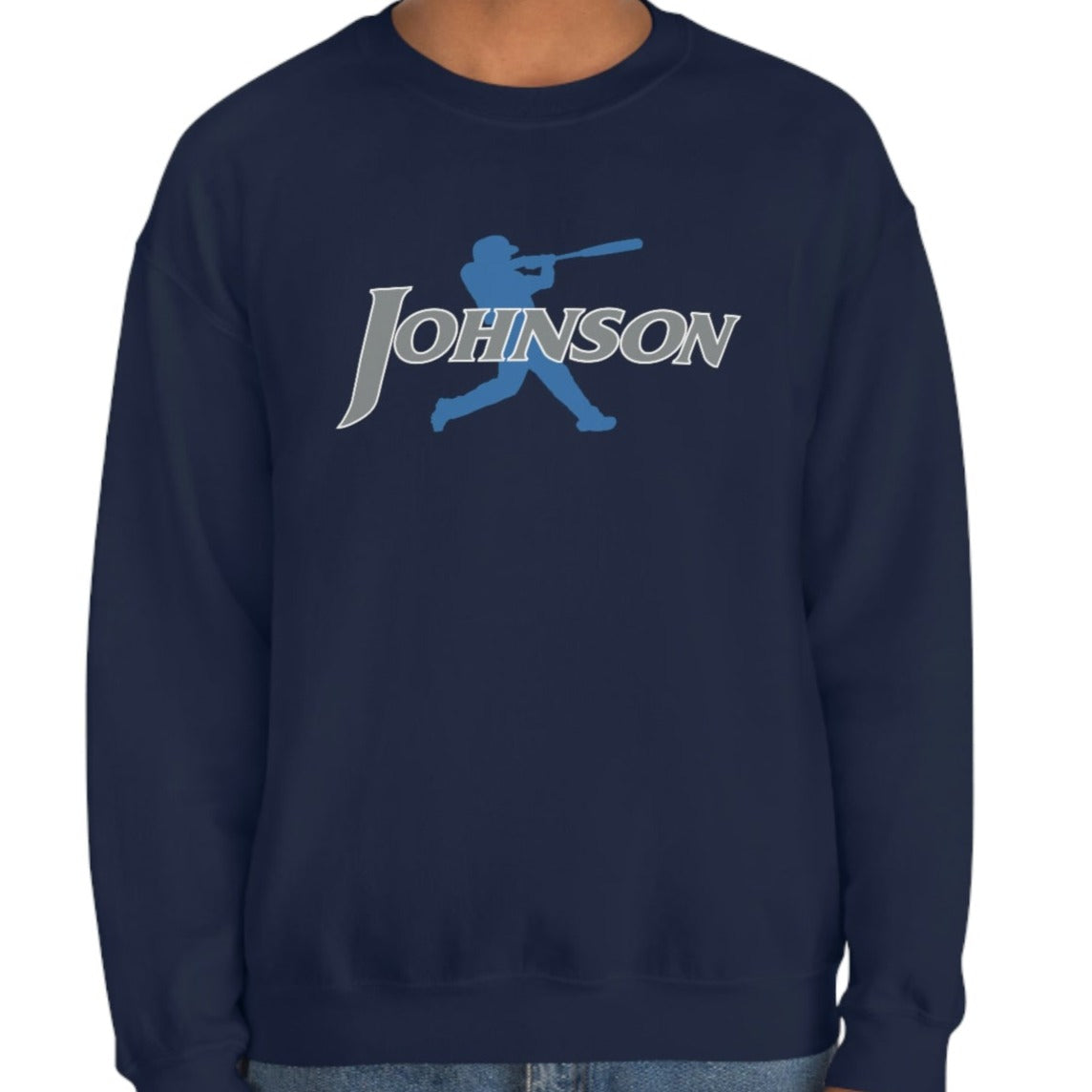 Johnson University Royals Baseball Swing Batter Sweatshirt