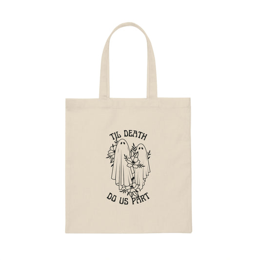 Halloween Ghost Canvas Tote Bag