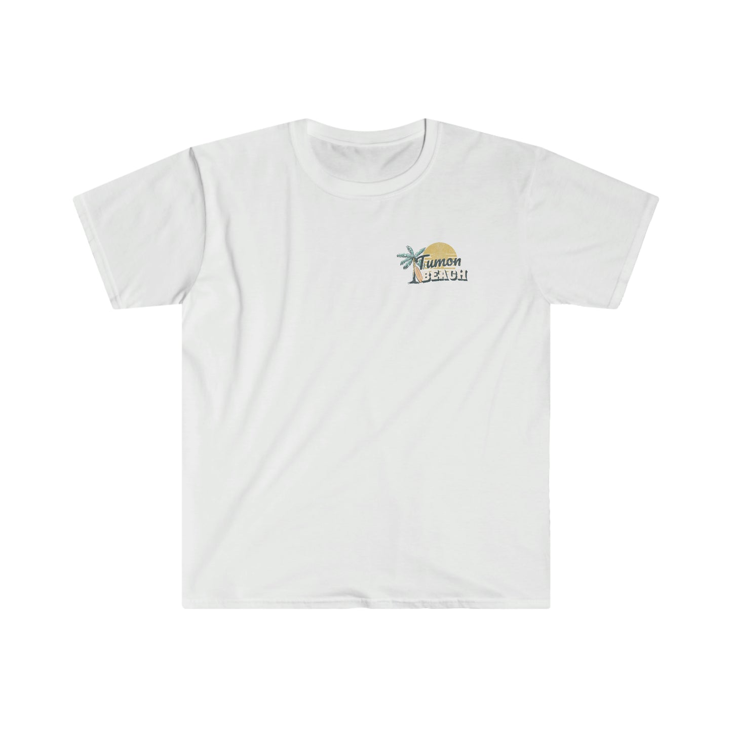 Tumon Beach Guam Front/Back Design Unisex Softstyle T-Shirt