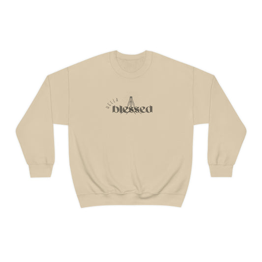 Hella Blessed Pullover Sweatshirt