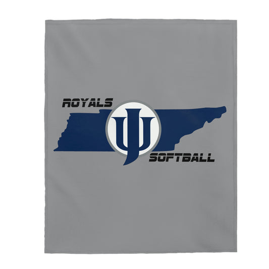 Johnson University Royals Tennessee State Softball Blanket