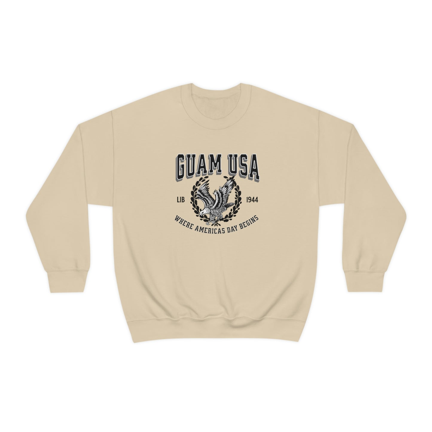 Guam Crewneck Pullover Sweatshirt