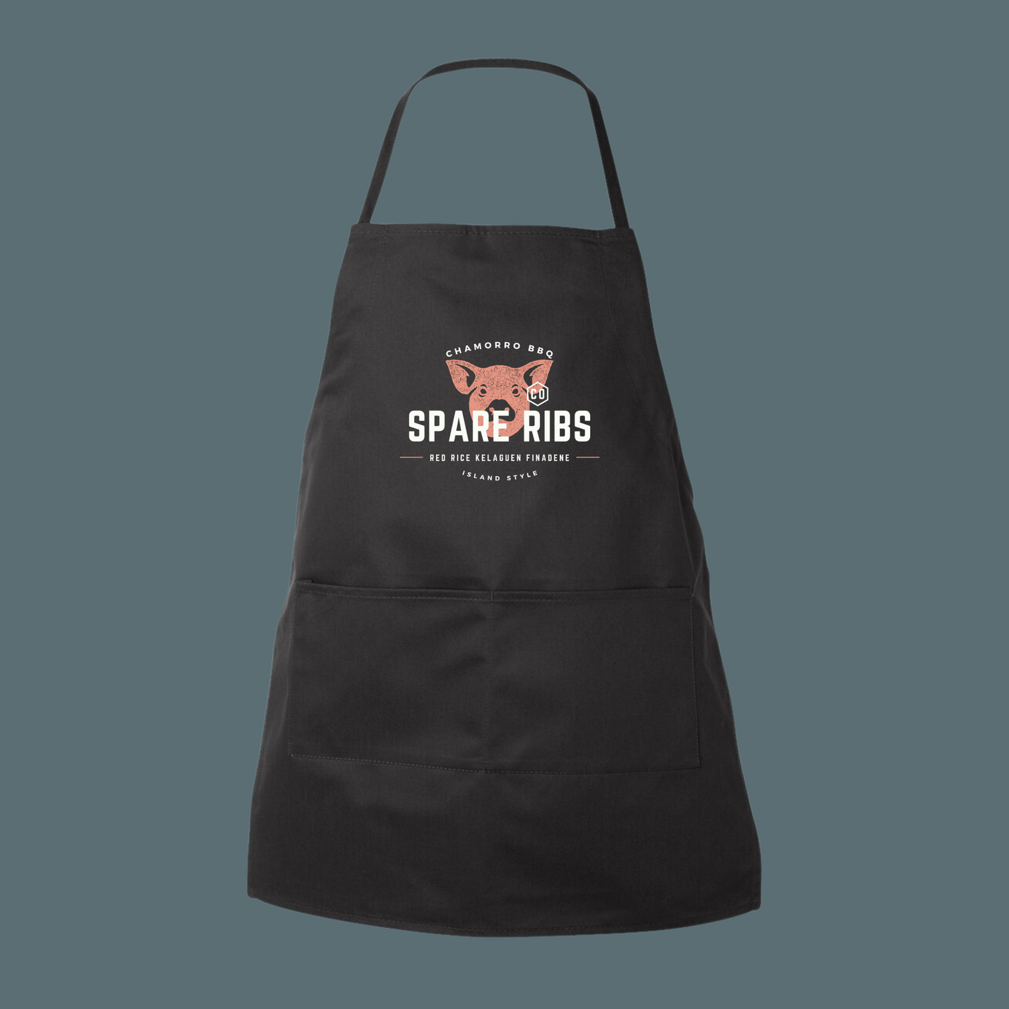 Chamorro BBQ Company Ribs Guam Butcher Apron