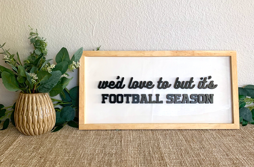 Football Season Handmade Wall Decor