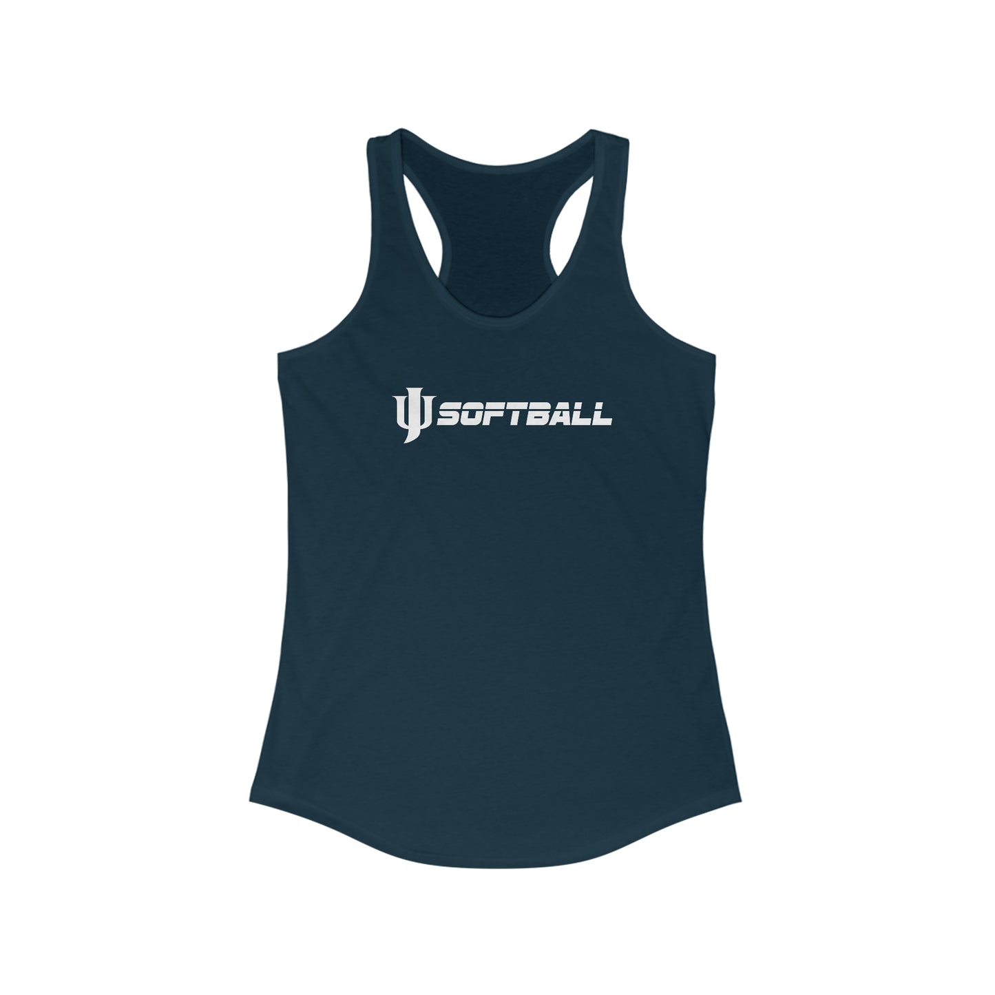 Johnson University Softball Racer back tank (3 colors available)