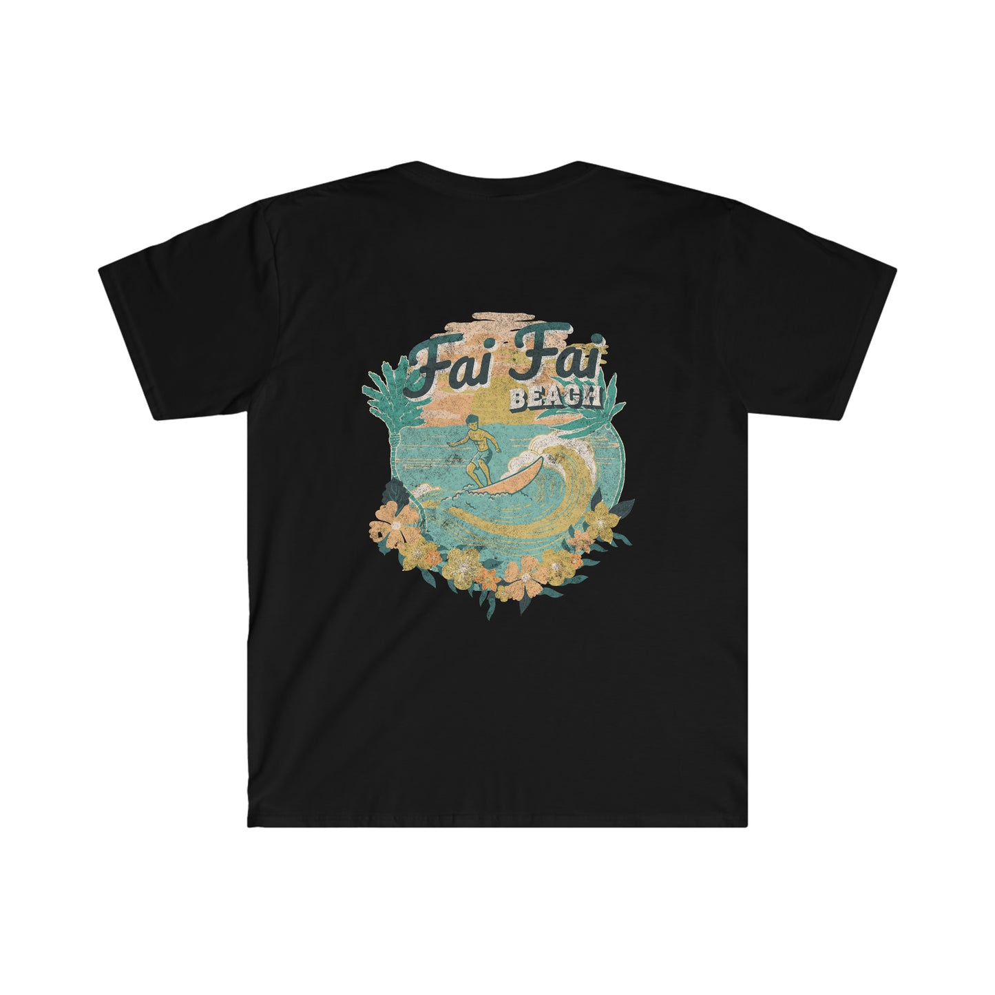 Fai Fai Beach Guam Front/Back Unisex Softstyle T-Shirt