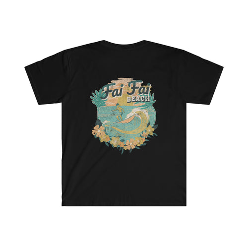 Fai Fai Beach Guam Front/Back Unisex Softstyle T-Shirt
