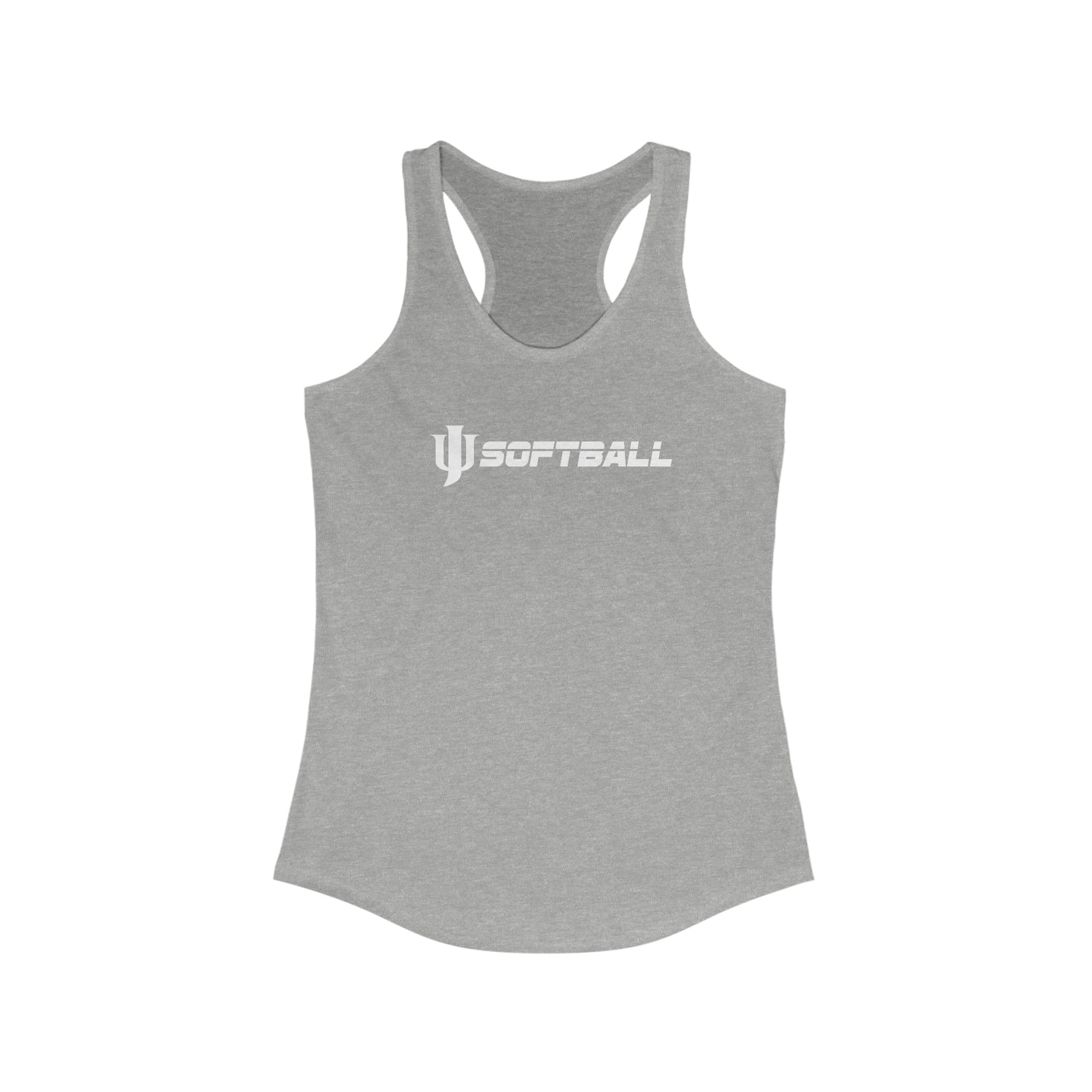 Johnson University Softball Racer back tank (3 colors available)