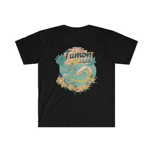 Tumon Beach Guam Front/Back Design Unisex Softstyle T-Shirt