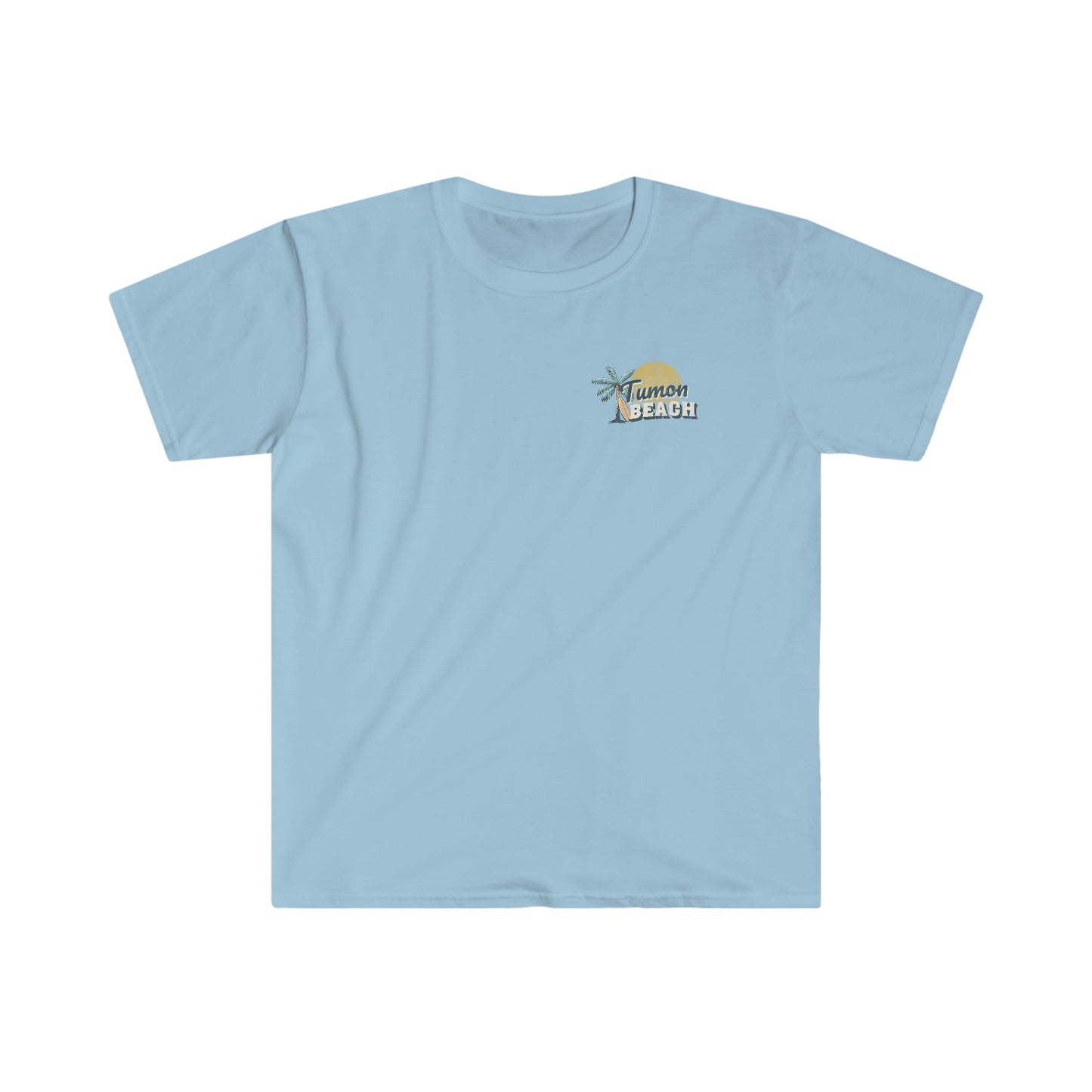 Tumon Beach Guam Front/Back Design Unisex Softstyle T-Shirt