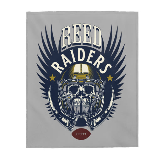 Reed High School Raider Football Skull Blanket